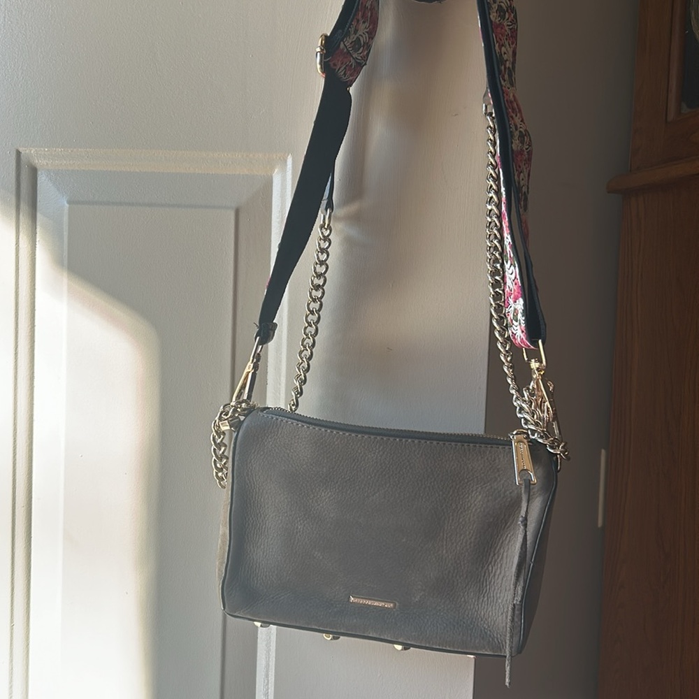 💓REBECCA MINKOFF nubuck leather crossbody.